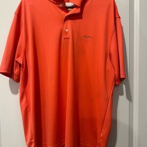 Greg Norman Collection Vibrant Coral Polo Shirt